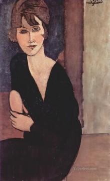Amedeo Modigliani Painting - retrato de madame reynouard 1916 Amedeo Modigliani